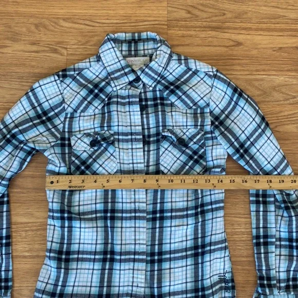 O’Neill Flannel shirt Size Small S Junior/girls - Picture 4 of 6